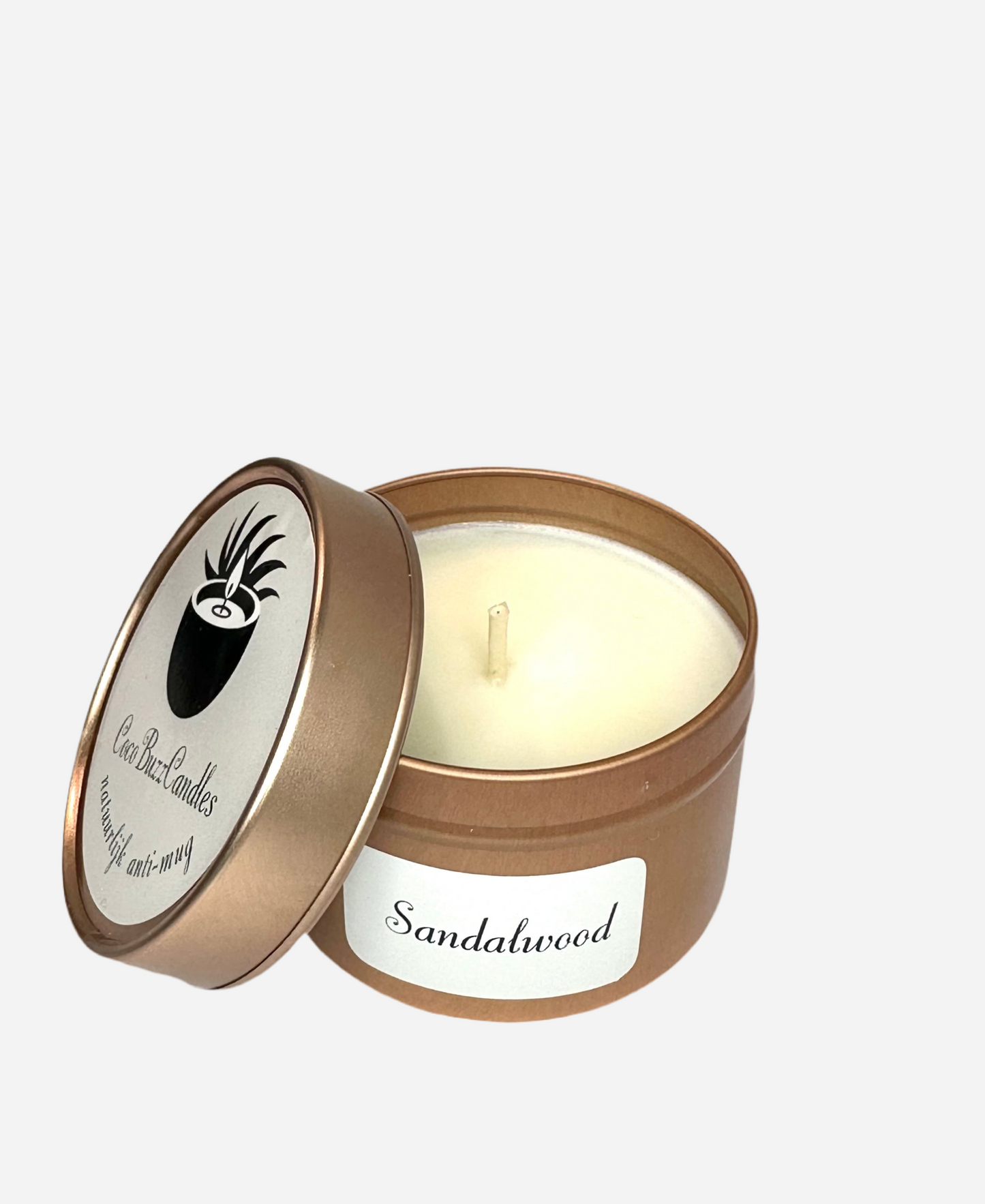 ‘Sandalwood’ Anti-mugkaars rosé-goud klein - CocoBuzz