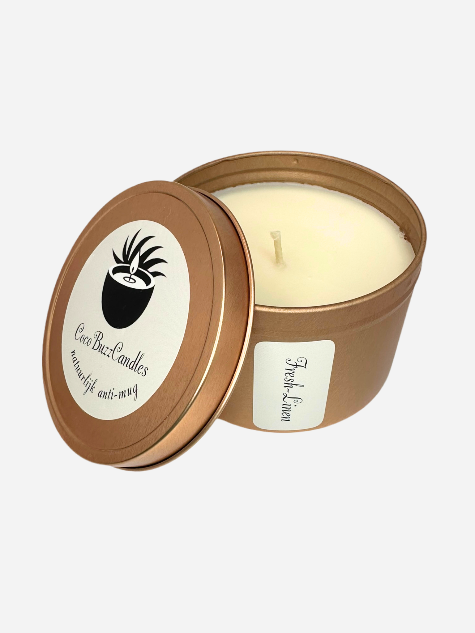 ‘Fresh-Linen’ Anti-mugkaars rosé-goud - CocoBuzz